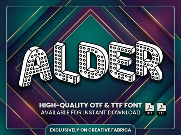 Alder: The Ultimate Display Typeface for Bold Campaigns