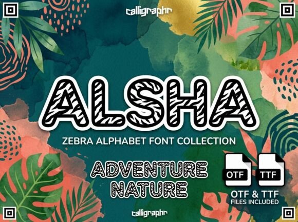 Alsha Display Font for Crafters and Sellers