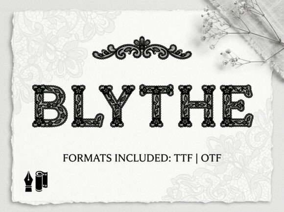 Blythe: The Ultimate Display Font for Creators
