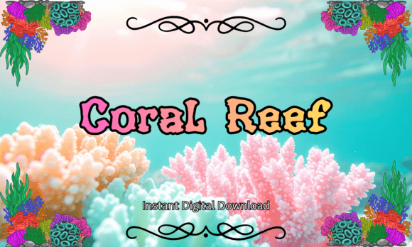 Coral Reef Font: A Playful Display Type for Ocean Vibes