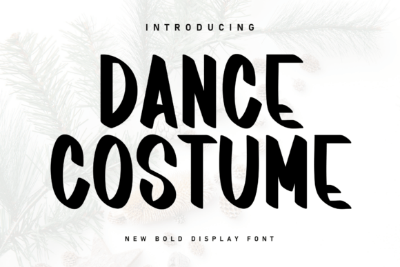Dance Costume Font Review for Crafters