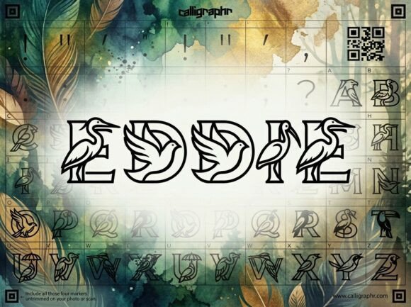 Eddie: A Display Typeface for Makers