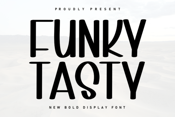 Funky Tasty: A Handwritten Display Font for Modern Editorial Design