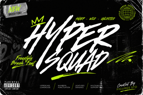 Hyper Squad Typeface for Bold Business Branding