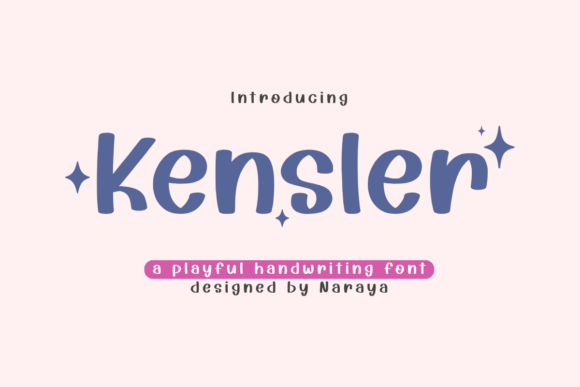 Kensler: A Handwriting Display Font for Web Design