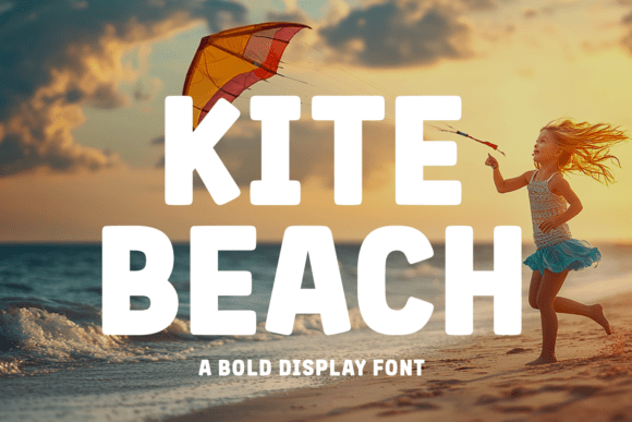 Kite Beach Font for Bold Summer Campaigns