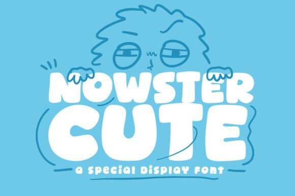 Nowster Cute Font for Modern Digital Branding