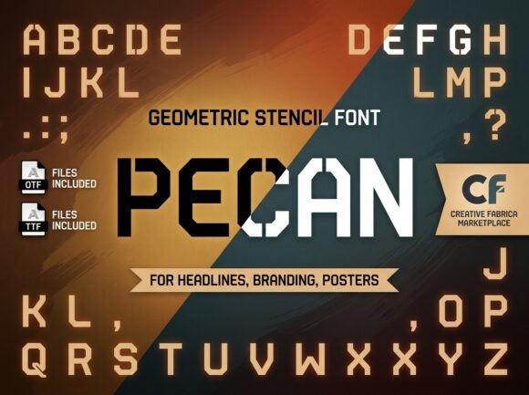 Pecan Display Font for Modern Web Design
