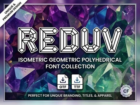Reduv: A Monumental Display Typeface for Bold Brands