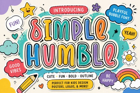 Simple Humble Font for Crafters & Sellers