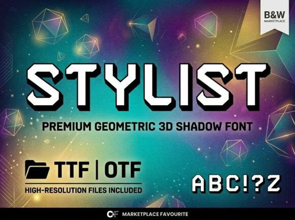Stylist Font Review: Bold 3D Headers for Brands