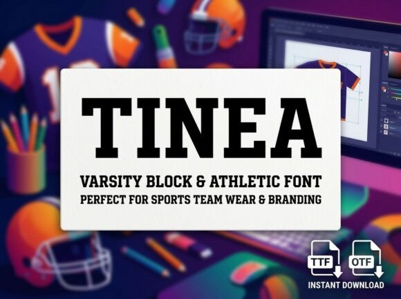 Tinea Typeface: Bold Branding for Small Business